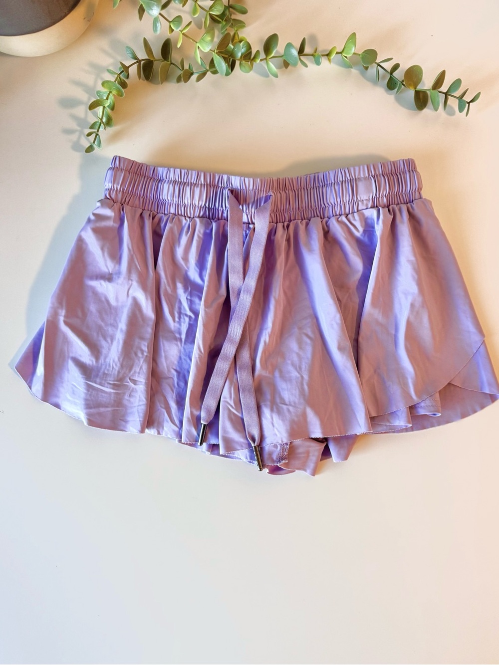Liberty Pro Girls Butterfly Athletic Shorts Lilac Youth Medium YM